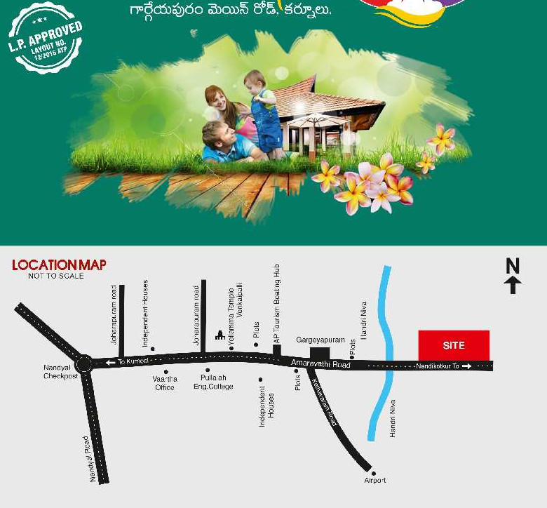Commercial Land 7 Cent for Sale in Gargeyapuram, Kurnool