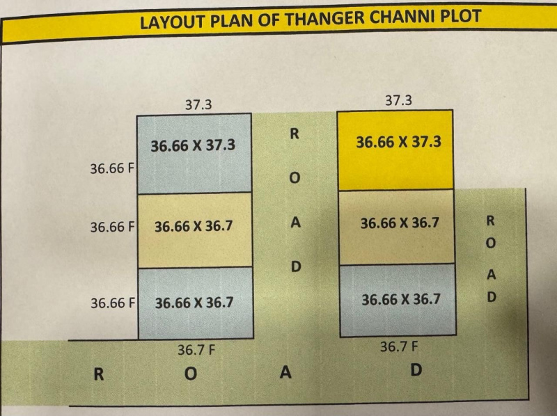  Residential Plot 1360 Sq.ft. for Sale in Channi Himmat, Jammu