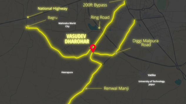  100 Sq. Yards Residential Plot for Sale in Diggi Road, Jaipur