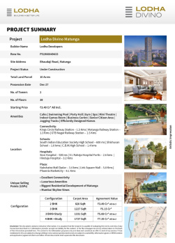3 BHK Flat for Sale in Matunga, Mumbai