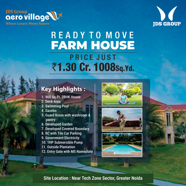 3 BHK Farm House 1500 Sq. Yards for Sale in Dankaur, Gautam Buddha Nagar