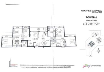 3 BHK Flat for Sale in Sector 9 Vashi, Navi Mumbai