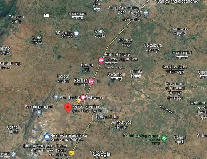  Residential Plot 100 Sq. Yards for Sale in Jaipur Road, Behror