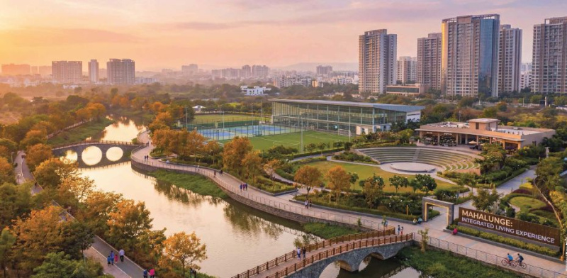 3 BHK 1111 Sq.ft. Apartment for Sale in Mahalunge, Pune