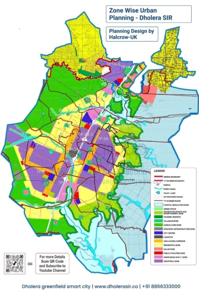  105000 Sq.ft. Commercial Land for Sale in Dholera, Ahmedabad