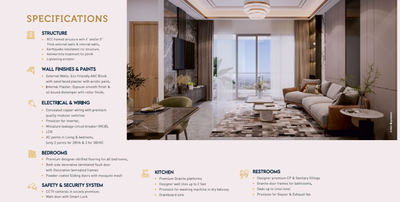 2 BHK Apartment 810 Sq.ft. for Sale in Ravet, Pune
