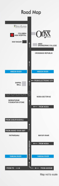 3 BHK 1100 Sq.ft. Apartment for Rent in NH 24 Highway, Ghaziabad