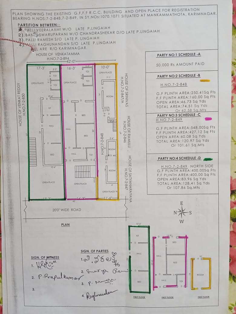  Residential Plot 121 Sq. Yards for Sale in Mankamma Thota, Karimnagar