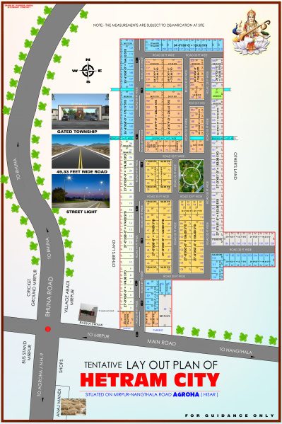 150 Sq. Yards Residential Plot for Sale in Agroha, Hisar