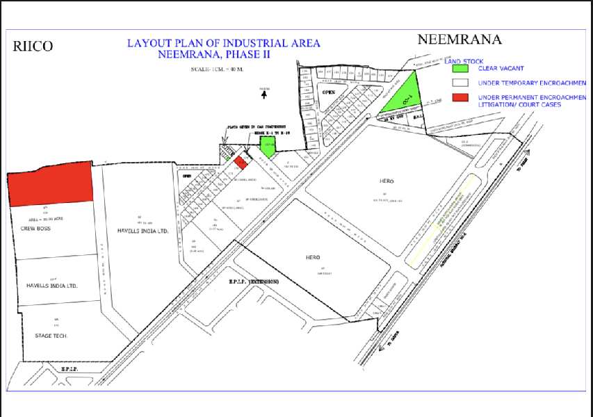 Industrial Land 40 Acre for Sale in
