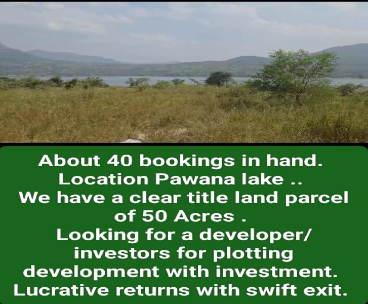  53 Acre Agricultural/Farm Land for Sale in Pavana Lake, Pune