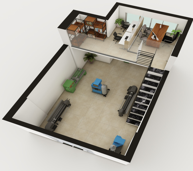  Warehouse 1253 Sq.ft. for Sale in Wagle Estate, Thane