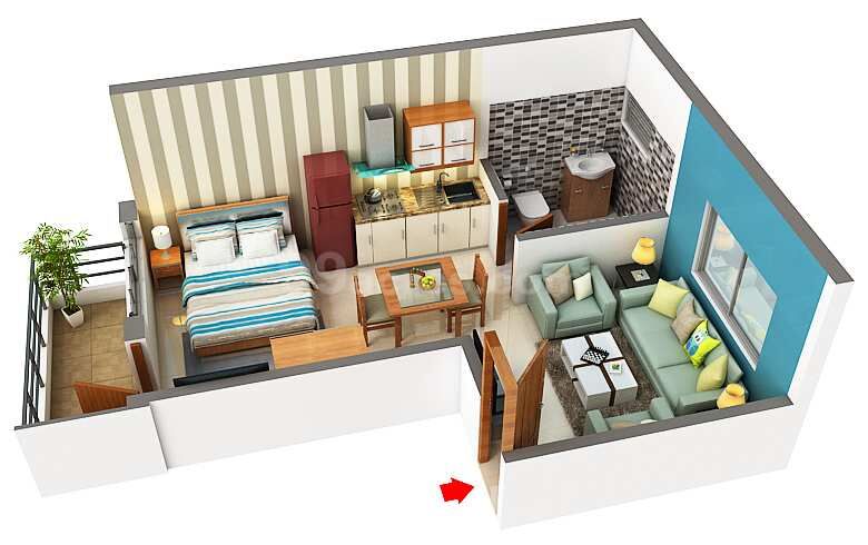 1 BHK Apartment 620 Sq.ft. for Sale in Mashobra, Shimla