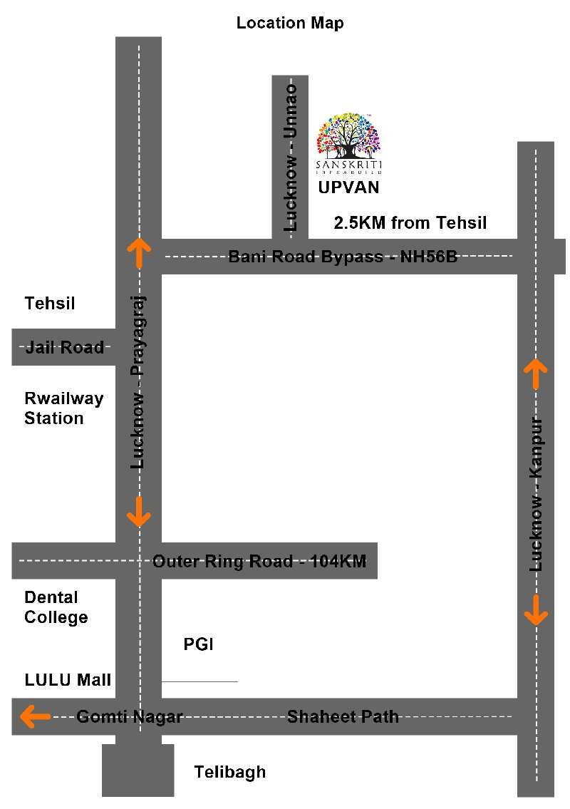  Commercial Land 1000 Sq.ft. for Sale in Mohanlalganj, Lucknow
