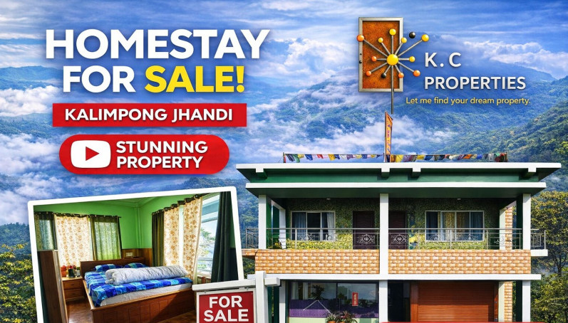  5227 Sq.ft. Hotels for Sale in Khasmahal, Kalimpong