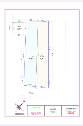  3528 Sq.ft. Commercial Land for Sale in Raipura Chowk Road