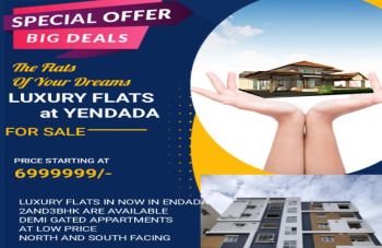 3 BHK Flat for Sale in Yendada, Visakhapatnam