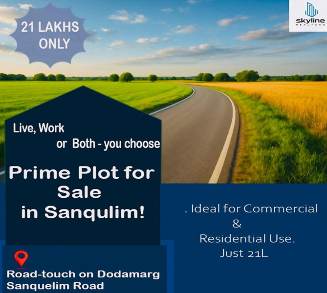  Residential Plot 323 Sq. Meter for Sale in Sanquelim, Goa
