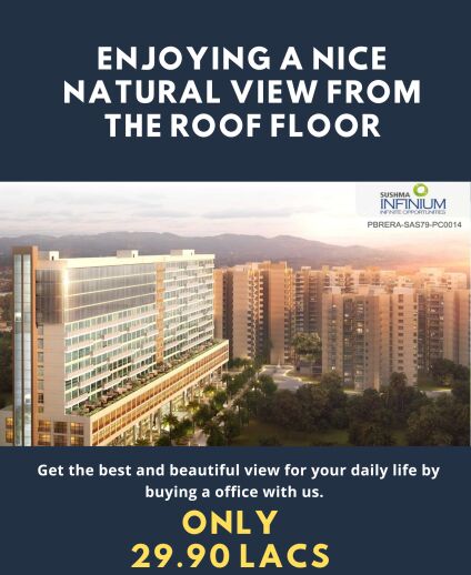  Office Space 300 Sq.ft. for Sale in Delhi Highway, Zirakpur
