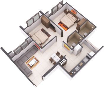 2 BHK Flat for Rent in Khadia, Ahmedabad