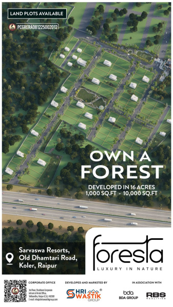  1800 Sq.ft. Residential Plot for Sale in Old Dhamtari Road, Raipur