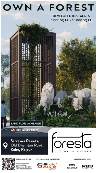  1800 Sq.ft. Residential Plot for Sale in Old Dhamtari Road, Raipur