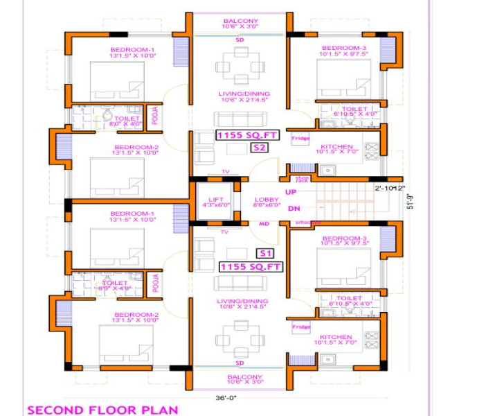 3 BHK 1155 Sq.ft. Apartment for Sale in Ramapuram, Chennai