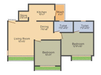 2 BHK Flat for Sale in Shela, Ahmedabad