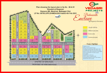  Residential Plot for Sale in Bogaram, Hyderabad