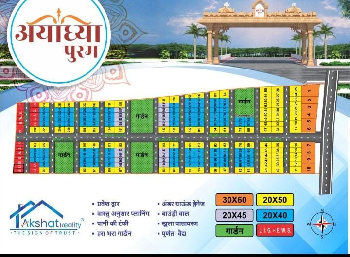 Commercial Land 800 Sq.ft. for Sale in Ujjain Road, Indore