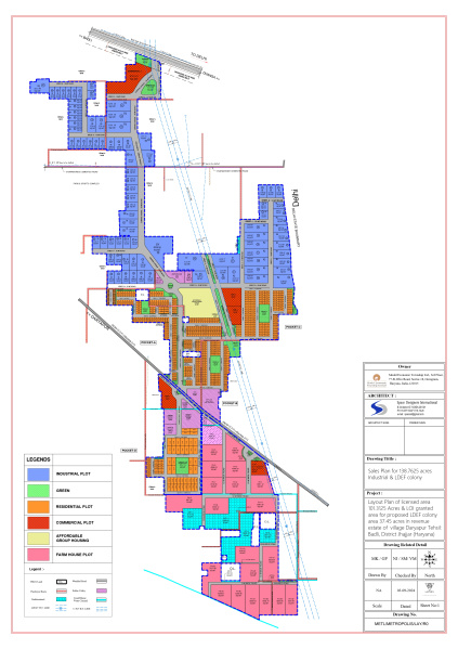  1140 Sq. Meter Industrial Land for Sale in Badli, Jhajjar
