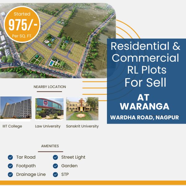  Residential Plot 1000 Sq.ft. for Sale in Wardha Road, Nagpur