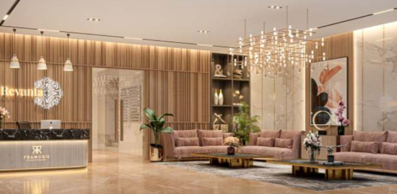 3 BHK Apartment 2525 Sq.ft. for Sale in Vesu, Surat