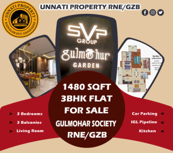 3 BHK Flat for Sale in Raj Nagar Extension, Ghaziabad
