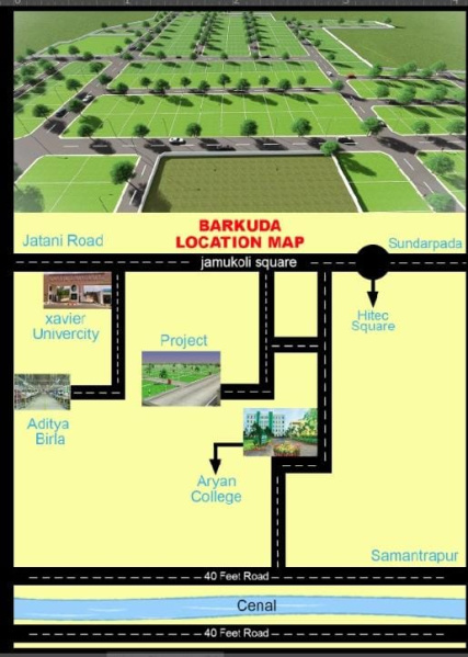  Residential Plot 1200 Sq.ft. for Sale in Barakuda, Bhubaneswar