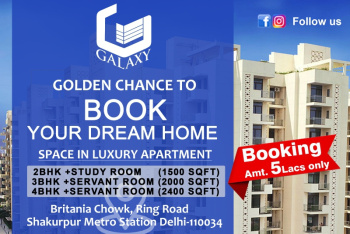 2 BHK Flat for Sale in Shakurpur, Delhi