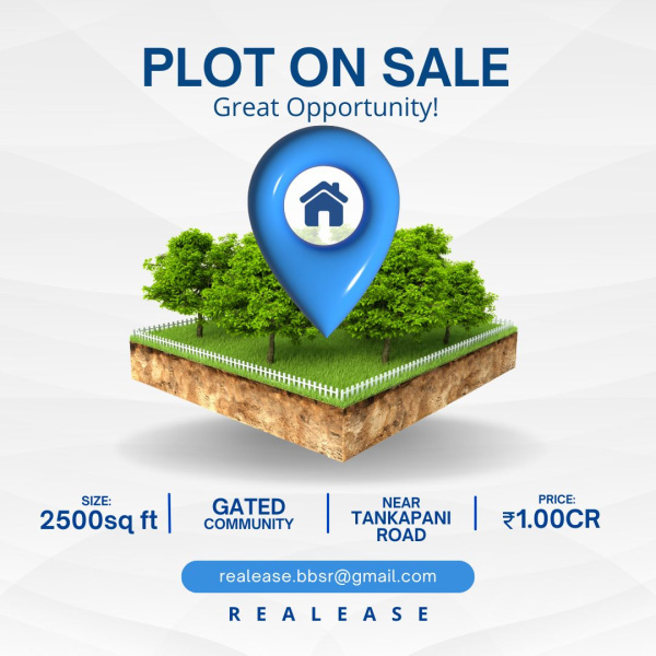  Residential Plot 2500 Sq.ft. for Sale in Baragada, Bhubaneswar
