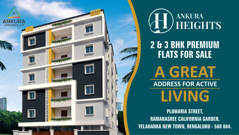 2 BHK Apartment 1200 Sq.ft. for Sale in Yelahanka New Town, Bangalore