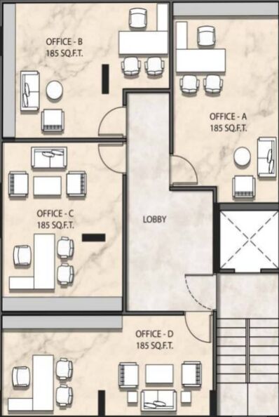 3 BHK Apartment 1115 Sq.ft. for Sale in Sector 106 Gurgaon