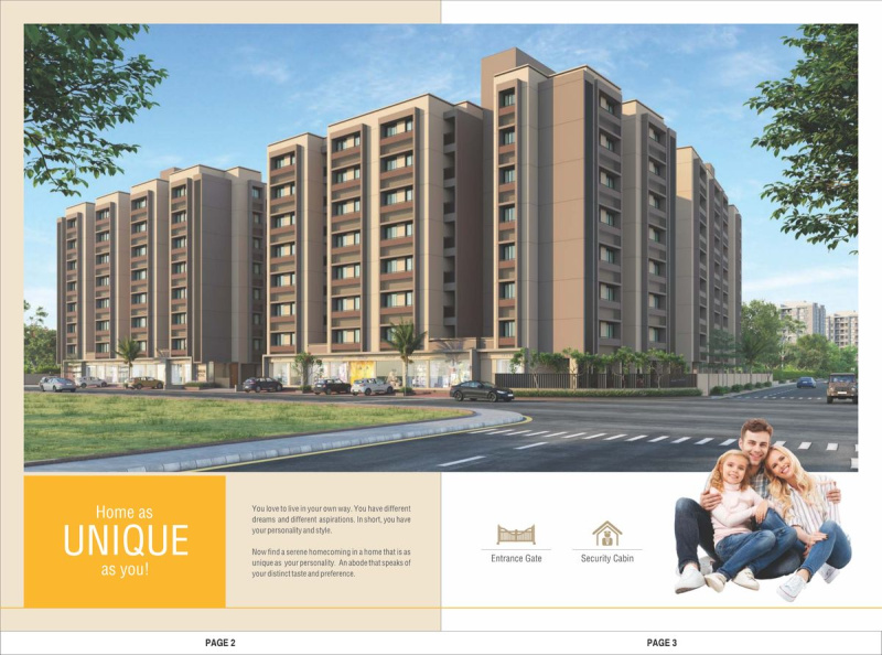 2 BHK Apartment 625 Sq.ft. for Sale in Nana Chiloda, Ahmedabad