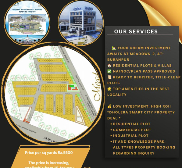  Residential Plot 172 Sq. Yards for Sale in Dholera, Ahmedabad