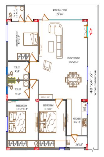 4 BHK Apartment 2000 Sq.ft. for Sale in Nagole, Hyderabad