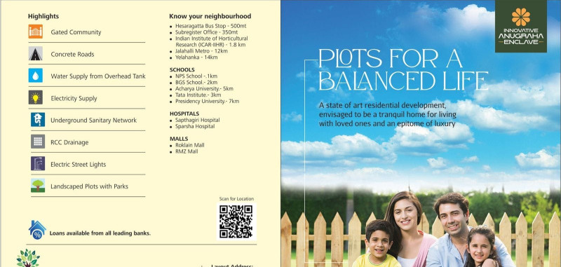  1350 Sq.ft. Residential Plot for Sale in Hessarghatta, Bangalore