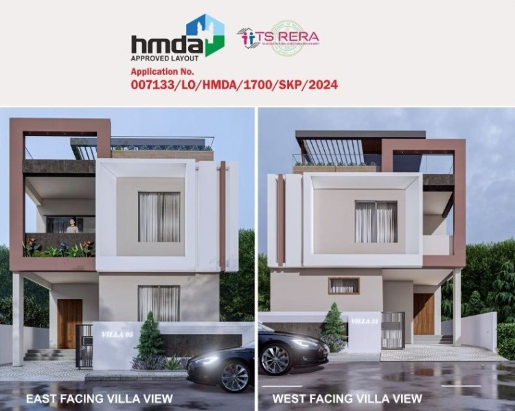 3 BHK Villa 1885 Sq.ft. for Sale in Patancheru, Hyderabad