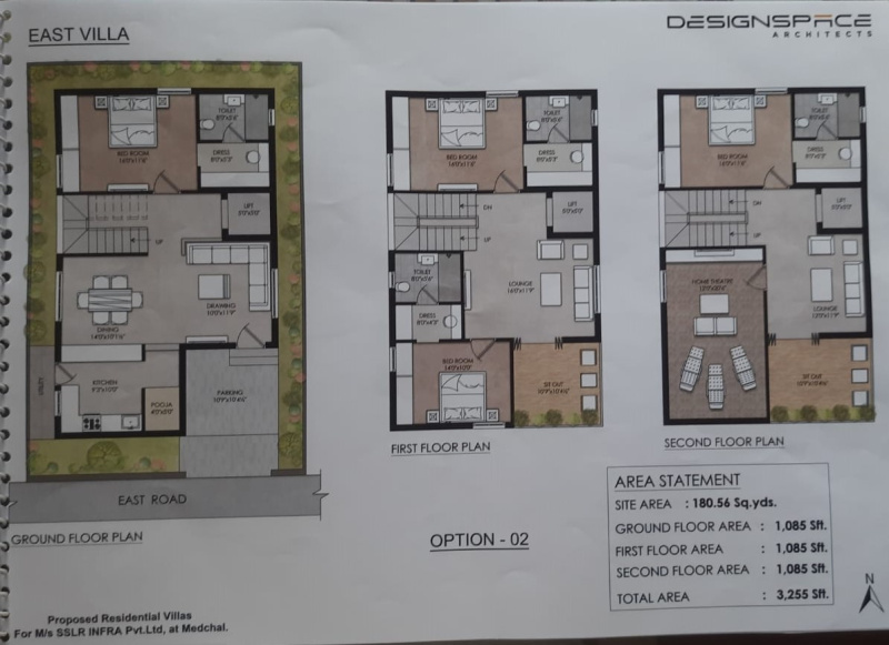 4 BHK 2950 Sq.ft. Villa for Sale in Kompally, Hyderabad