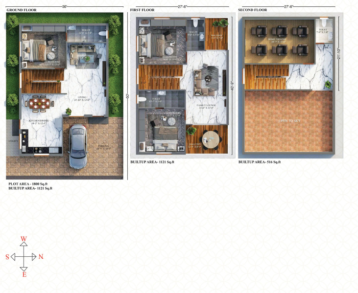 3 BHK 2756 Sq.ft. Villa for Sale in Shankarpally, Rangareddy