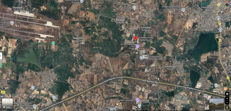  167 Sq. Yards Residential Plot for Sale in Kompally, Secunderabad