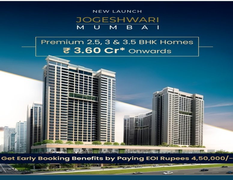 2.5 BHK Apartment 1520 Sq.ft. for Sale in Jogeshwari West, Mumbai