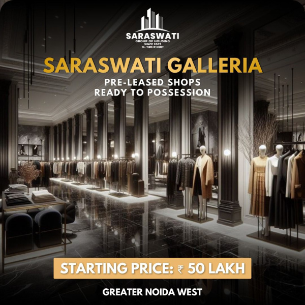  350 Sq.ft. Commercial Shop for Sale in Sector 1 Greater Noida West