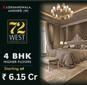 4 BHK Flat for Sale in Yamuna Nagar, Andheri West, Mumbai